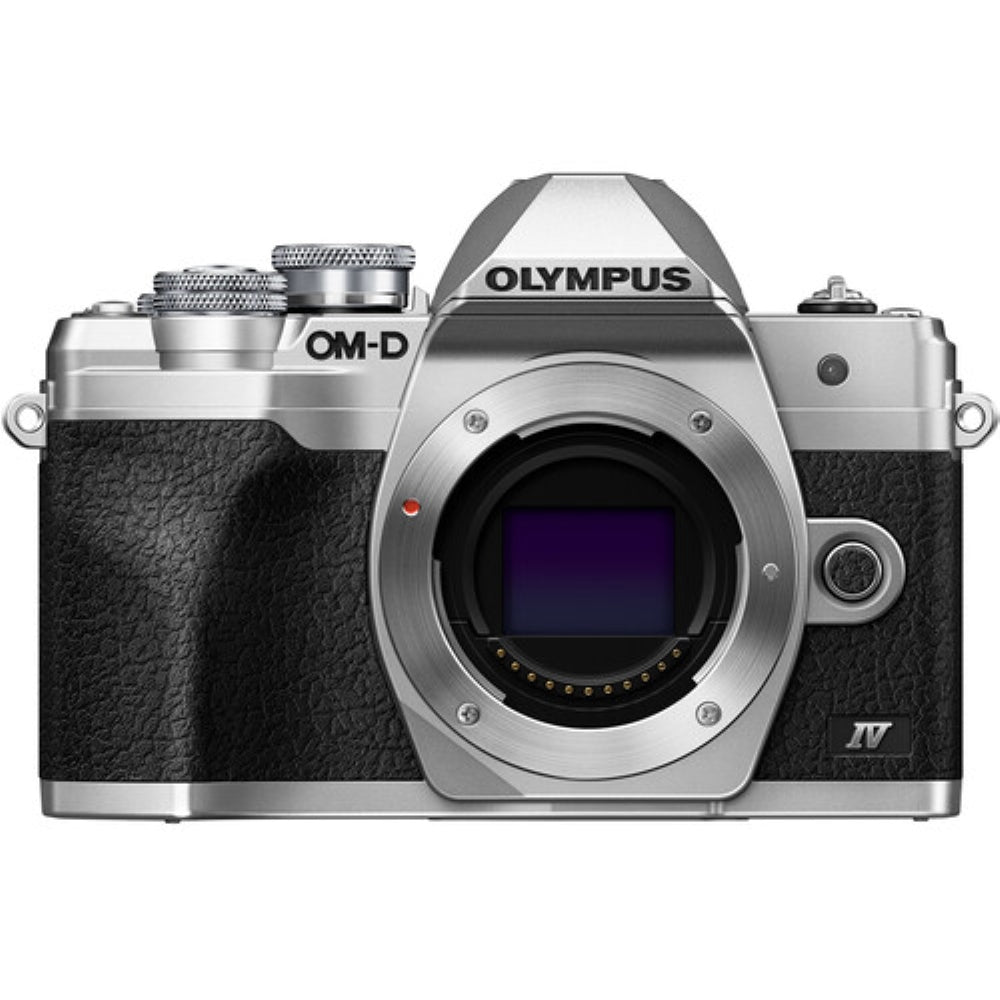 Olympus OM-D E-M10 Mark IV Mirrorless Digital Camera | Body Only, Silver