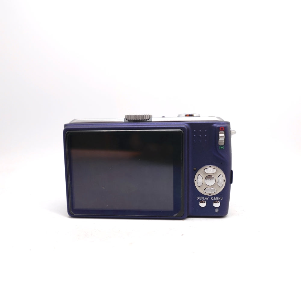 Used Panasonic Lumix DMC-TZ5 Digital Point and Shoot Camera | Blue | U9