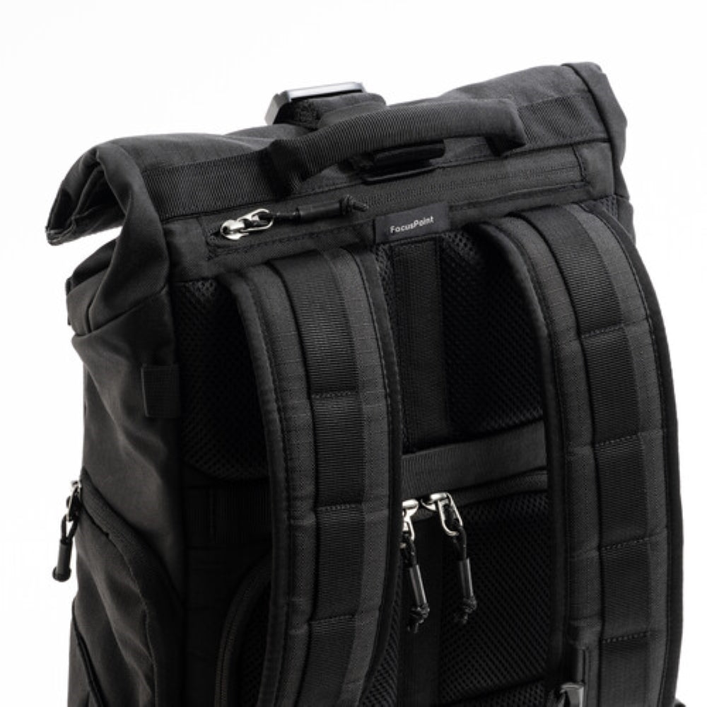 Think Tank Photo FocusPoint Rolltop Camera Backpack | Asphalt Black, 22 L