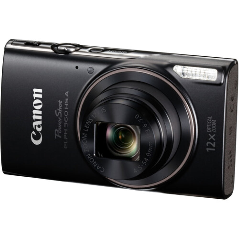 Canon PowerShot ELPH 360 HS A Digital Camera | Black **OPEN BOX**