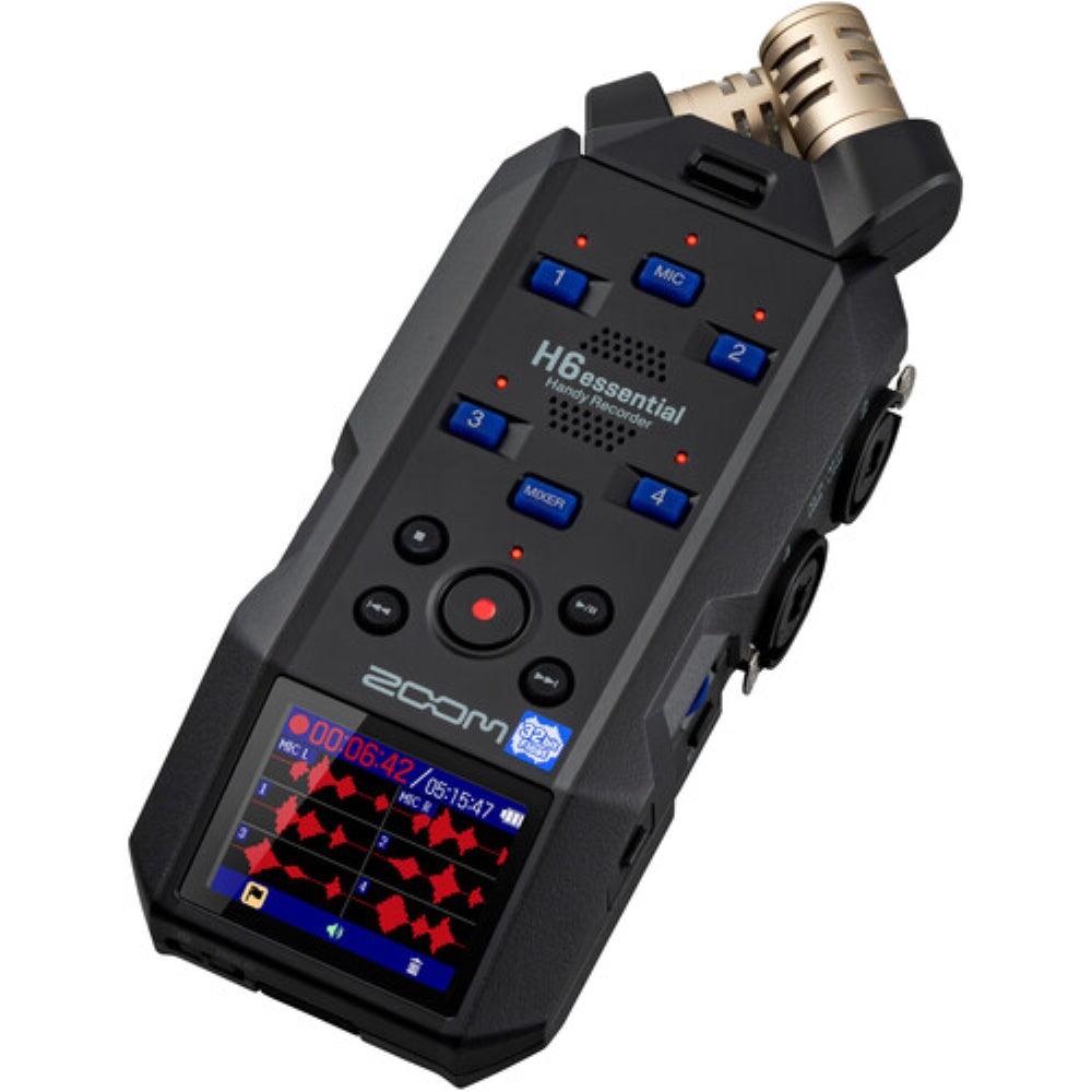 Zoom H6essential 6-Track 32-Bit Float Portable Audio Recorder **OPEN BOX**