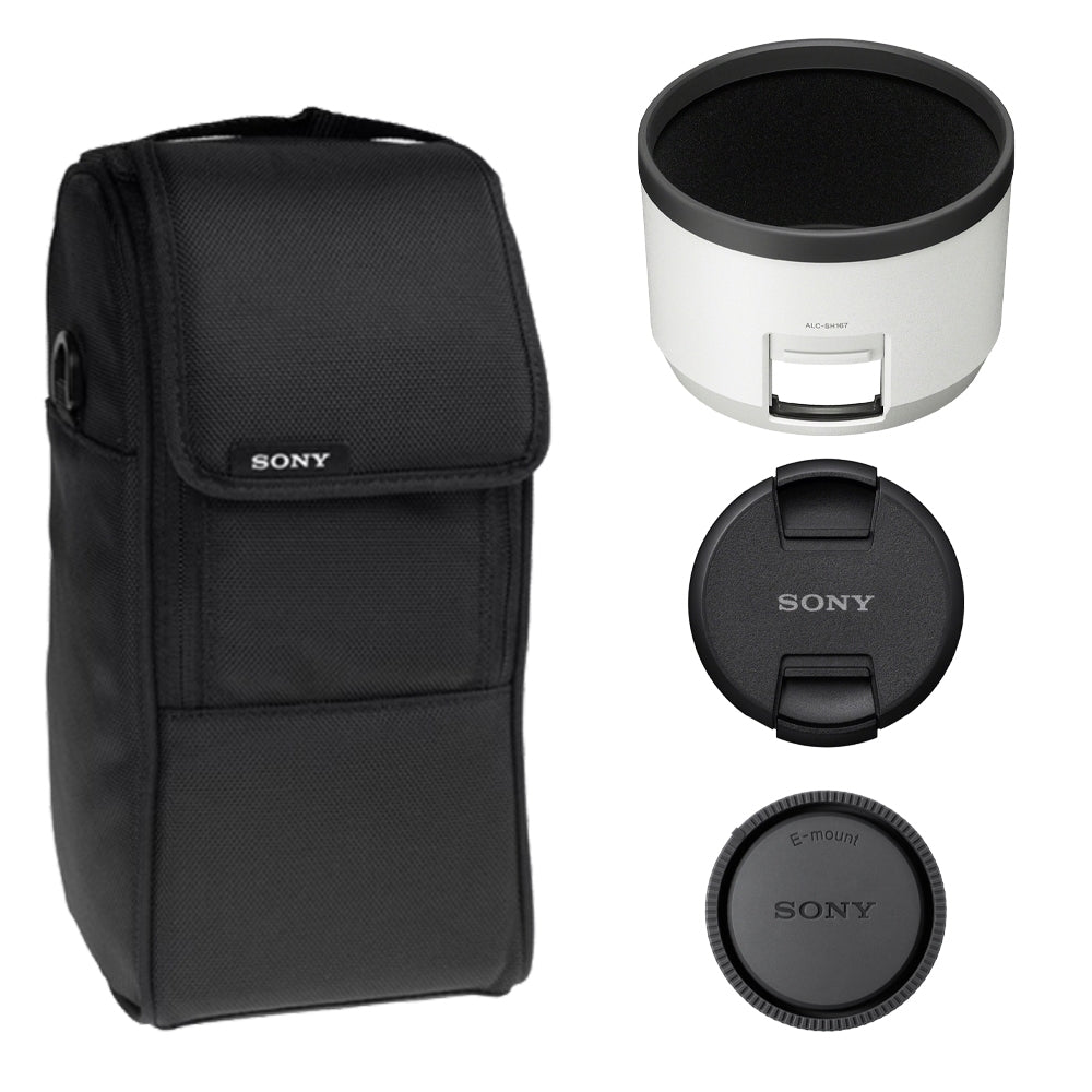 Sony FE 70-200mm f/2.8 GM OSS II Full-Frame Zoom Lens Bundle with Tiffen 77mm Twin Filter Kit (UV & CPL) with Pouch + Deluxe Cleaning Kit - Dust Blower, Brush, Lens Pen, Cap Keeper + Microfiber Cloth