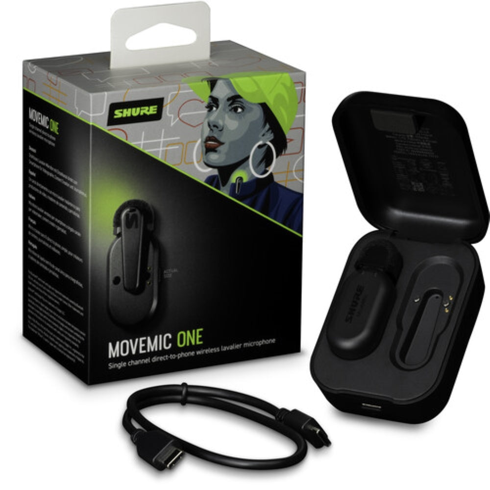 Shure MoveMic Two 2-Person Clip-On Wireless Microphone System for Mobile Devices