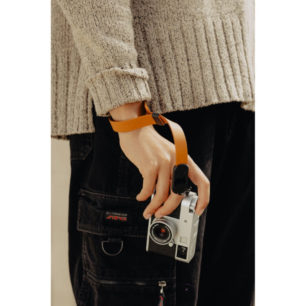 Peak Design Cuff Leather Camera Wrist Strap | Amber