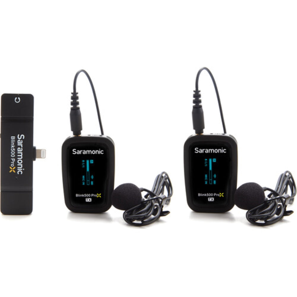 Saramonic Blink 500 ProX B4 2-Person Digital Wireless Omni Lavalier Mic System for iOS Devices | 2.4 GHz