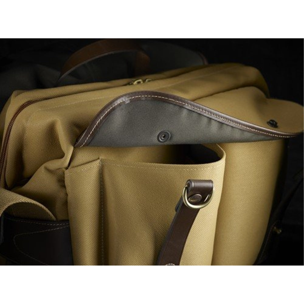 Billingham 307 Camera Bag | Khaki with Chocolate Leather Trim