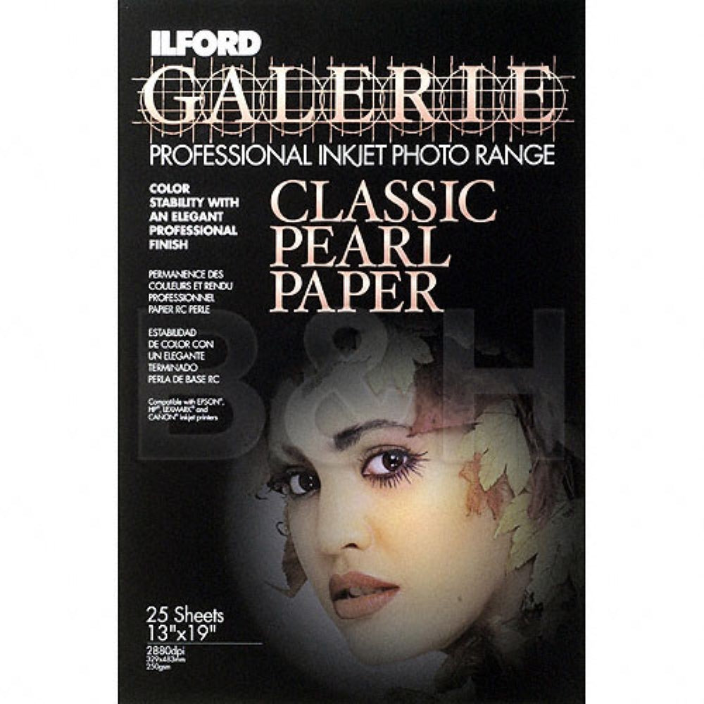 Ilford Galerie Classic Pearl Inkjet Photo Paper | 13x19", Super-B, 25 Sheets