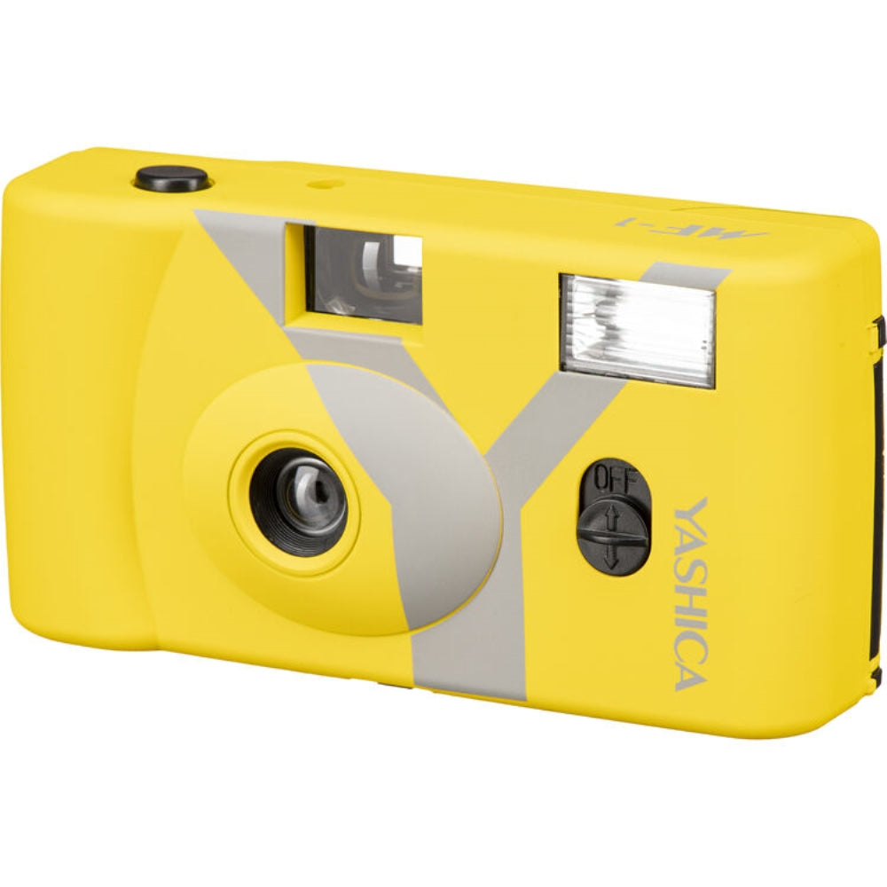 Yashica MF-1 Snapshot 35mm Film Camera | Yellow