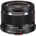 Olympus M.Zuiko Digital 25mm f/1.8 Lens | Black