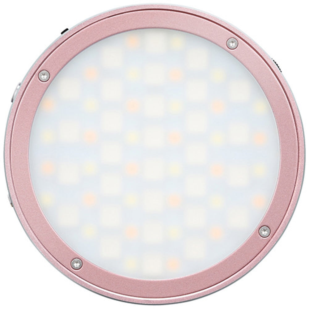 Godox Round Mini RGB LED Magnetic Light | Pink