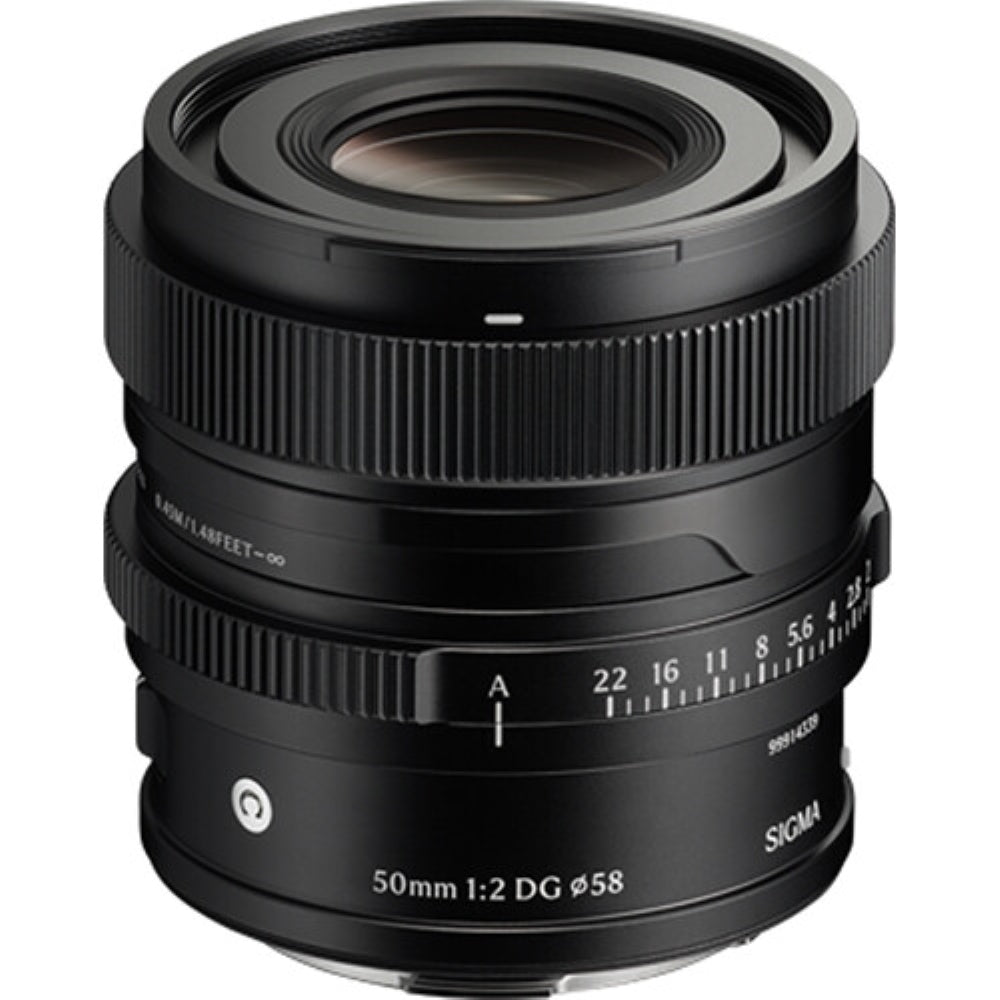 Sigma 50mm f/2 DG Contemporary Lens Compatible with E Mount (Full Frame) Bundle with 58mm UV Filter + Lens Cap Keeper + Deluxe Cleaning Kit + Cleaning Cloth (5 Items)