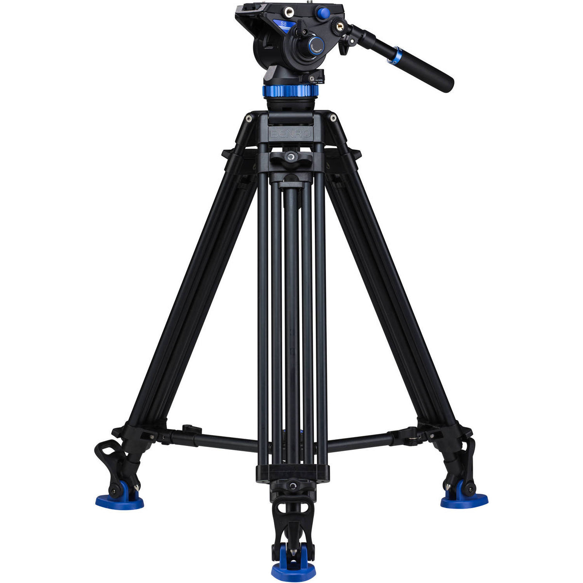 Benro S8 Twin Leg Aluminum Video Tripod Kit