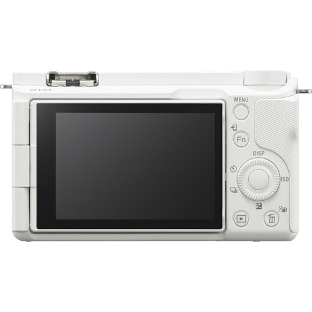 Sony ZV-E10 II Mirrorless Camera | White Bundle with Sigma 10-18mm f/2.8 DC DN Contemporary Lens + 64GB Card + Photo Starter Kit + Battery Charger + Camera Bag + UV Filter + Cleaning Cloth (8 Items)