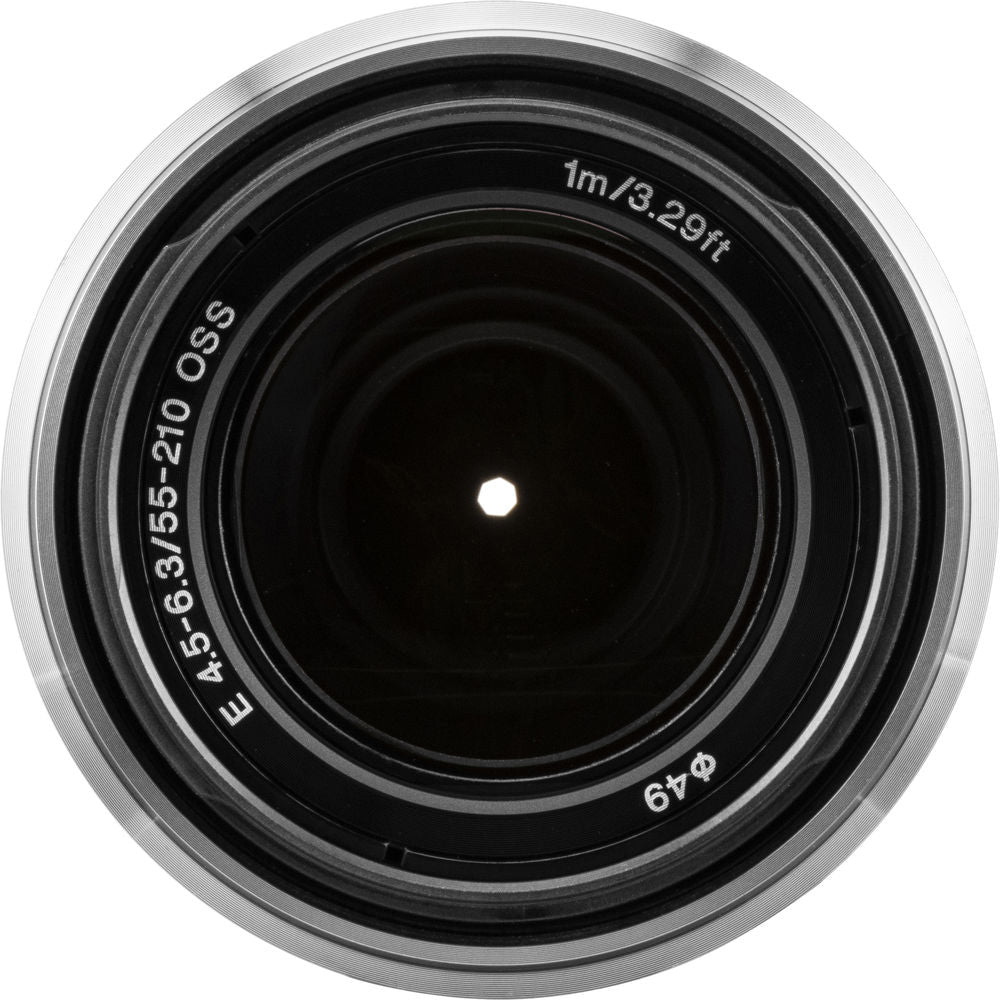 Sony E 55-210mm f/4.5-6.3 OSS Lens | Silver