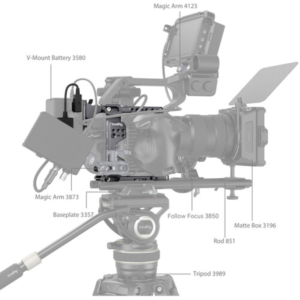 SmallRig Cage Kit for Sony FX6 | V-Mount