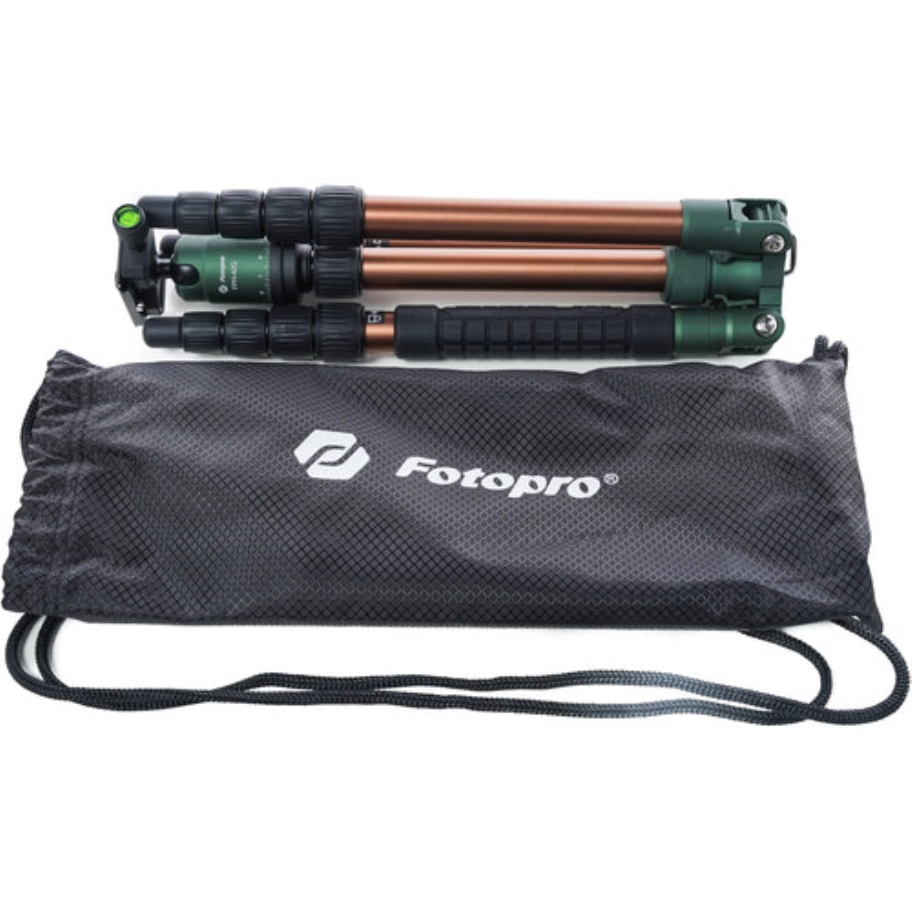 Fotopro X-GO Gecko Tripod Kit with FPH-42Q Ball Head | Green