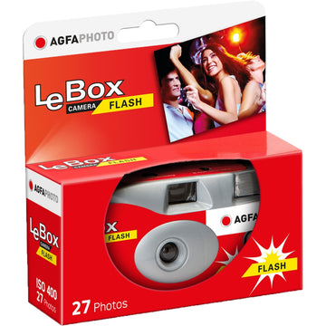 AgfaPhoto LeBox Single-Use Flash Camera | 27 Exposures