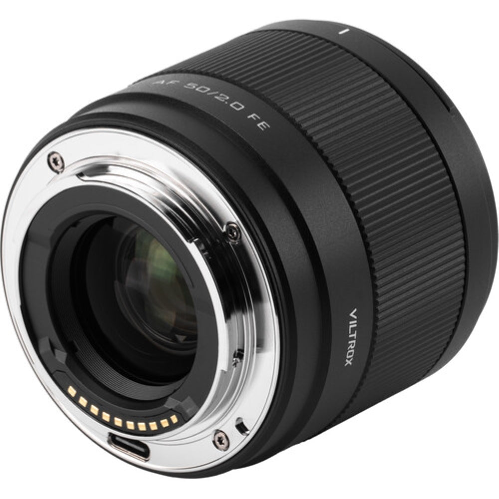Viltrox AF 50mm f/2 Air FE Lens Compatible with Sony E Mount Bundle with UV Filter + Lens Cap Keeper + Cleaning Kit + Cleaning Cloth (5 Items)