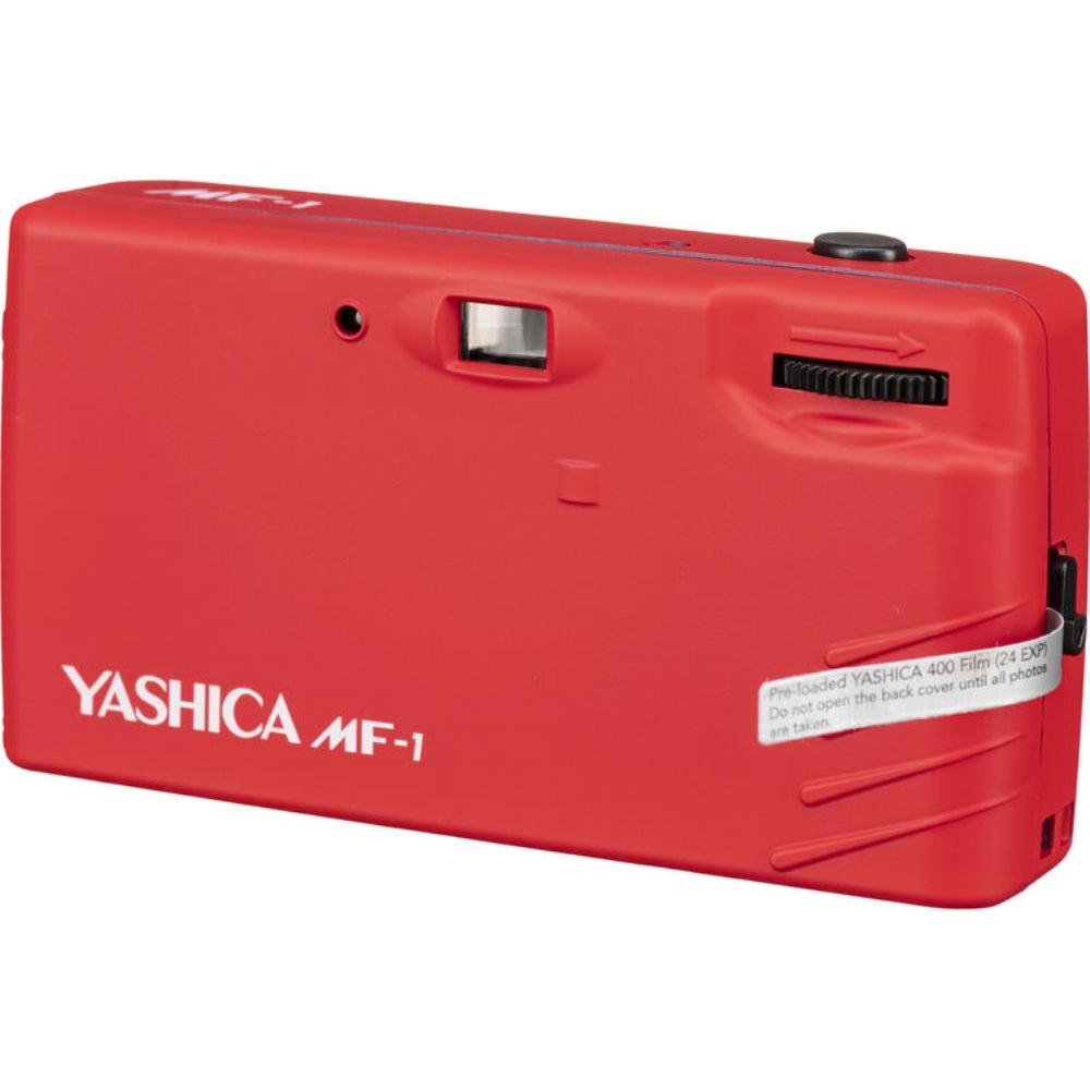 Yashica MF-1 Snapshot 35mm Film Camera | Red