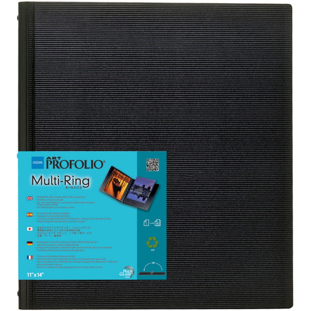 Itoya Art Portfolio Multi-Ring Refillable Binder | 13 x 19"