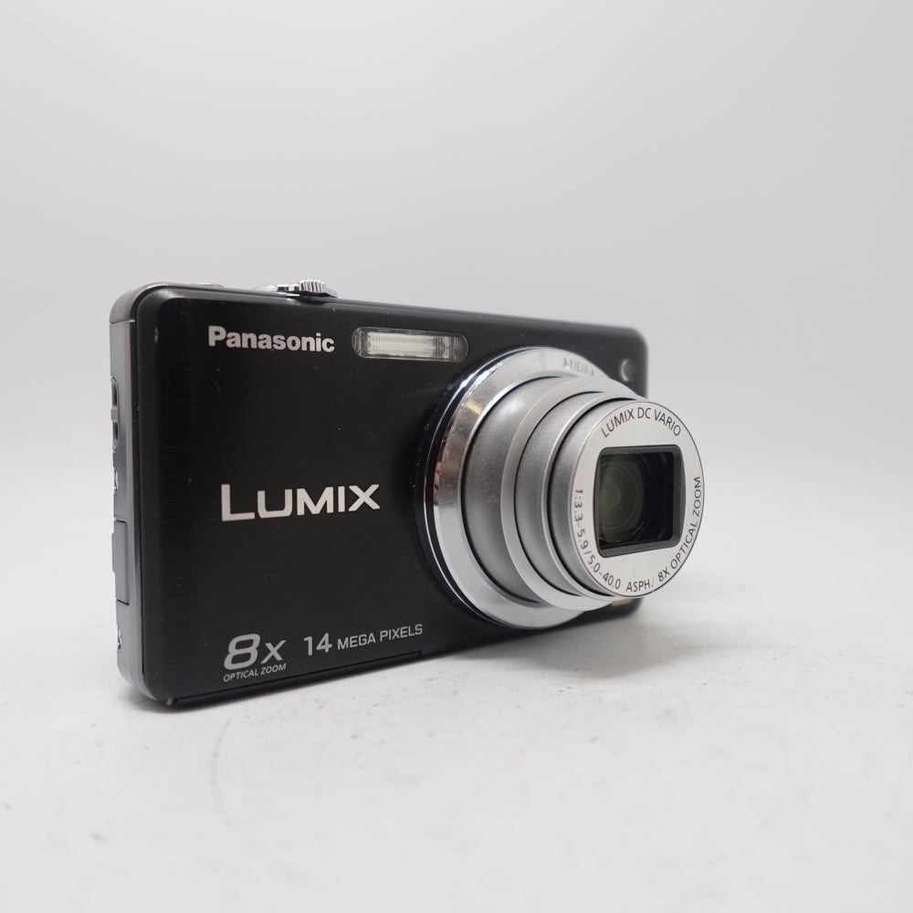 Used Panasonic Lumix DMC-FH22 Digital Point and Shoot Camera | Black | U8+