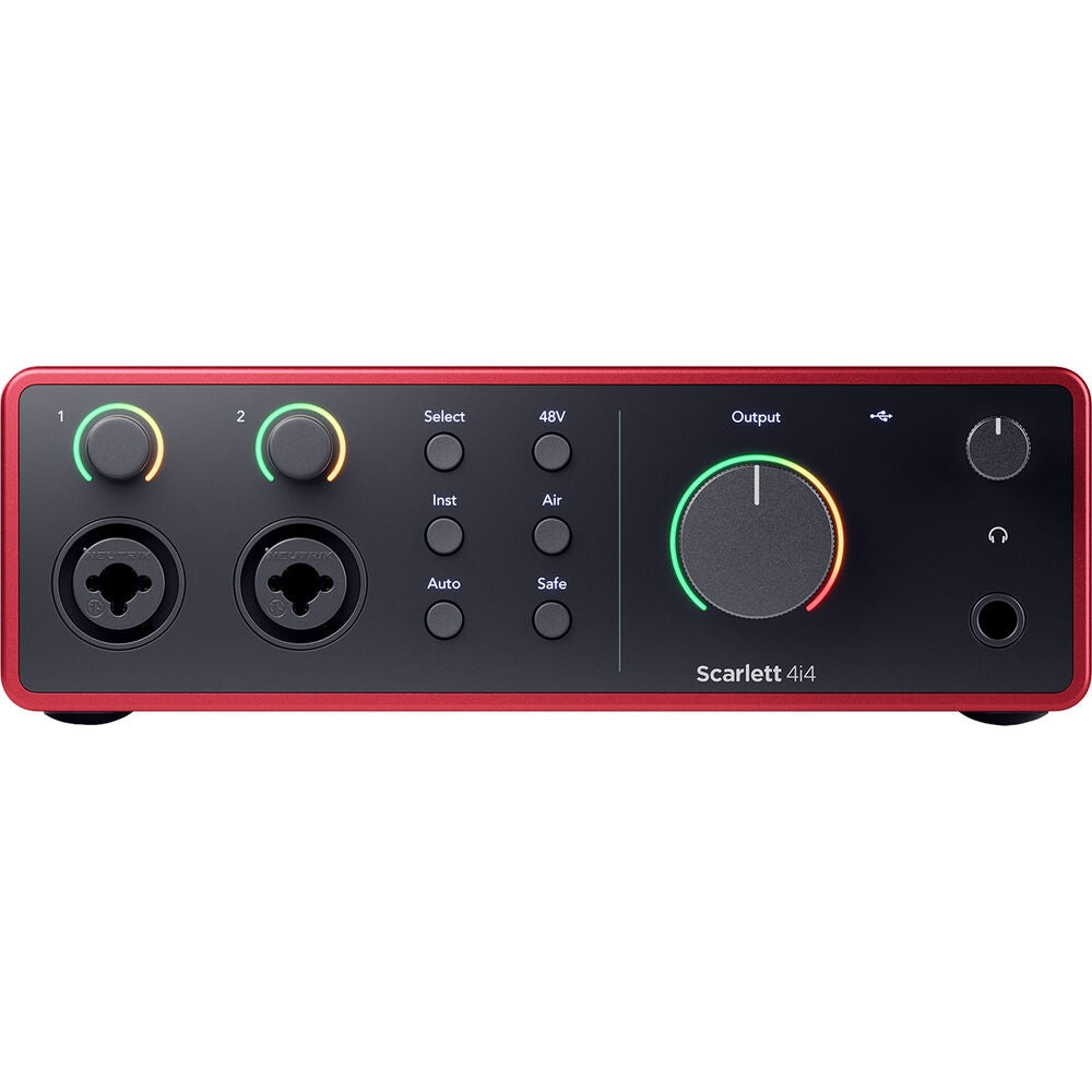 Focusrite Scarlett 4i4 USB-C Audio/MIDI Interface | 4th Generation