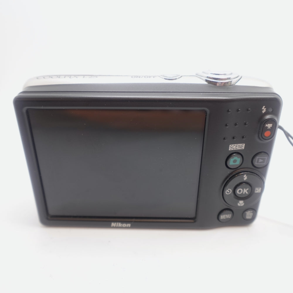 Used Nikon Coolpix L25 Digital Point and Shoot Camera | Silver | U8