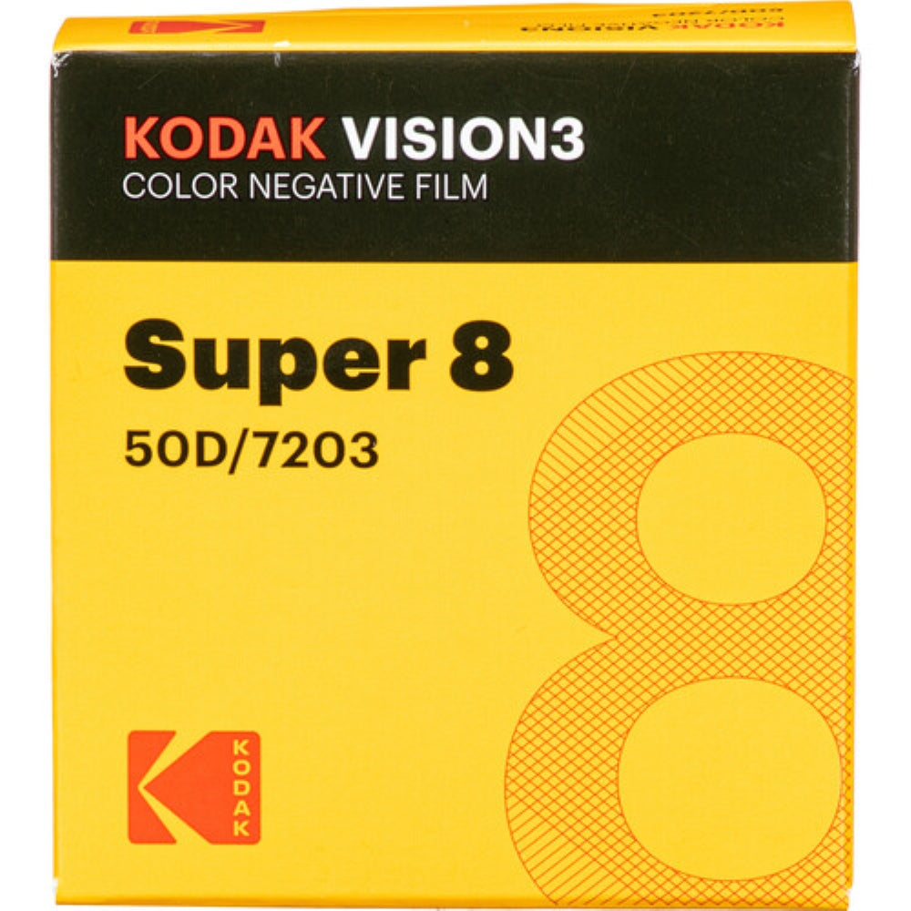 Kodak VISION3 50D Color Negative Film #7203 | Super 8, 50' Roll
