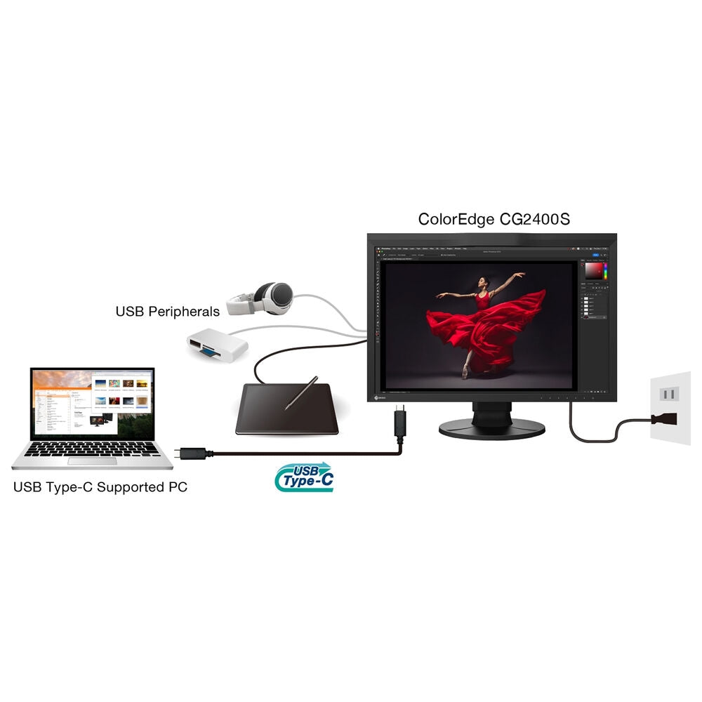 EIZO ColorEdge CG2400S 24.1" Full HD HDR Monitor