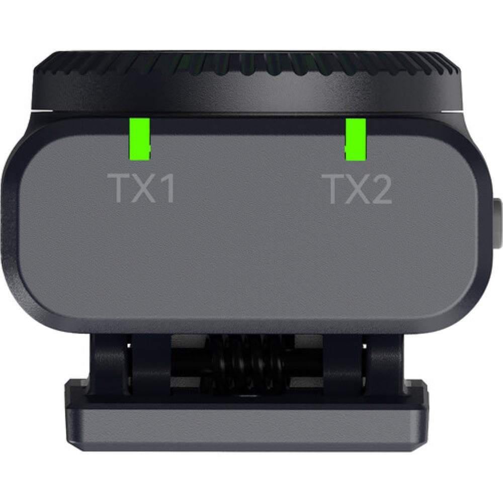 Hollyland LARK M2 DUO 2-Person Wireless Combo Microphone System | 2.4 GHz, Shine Charcoal