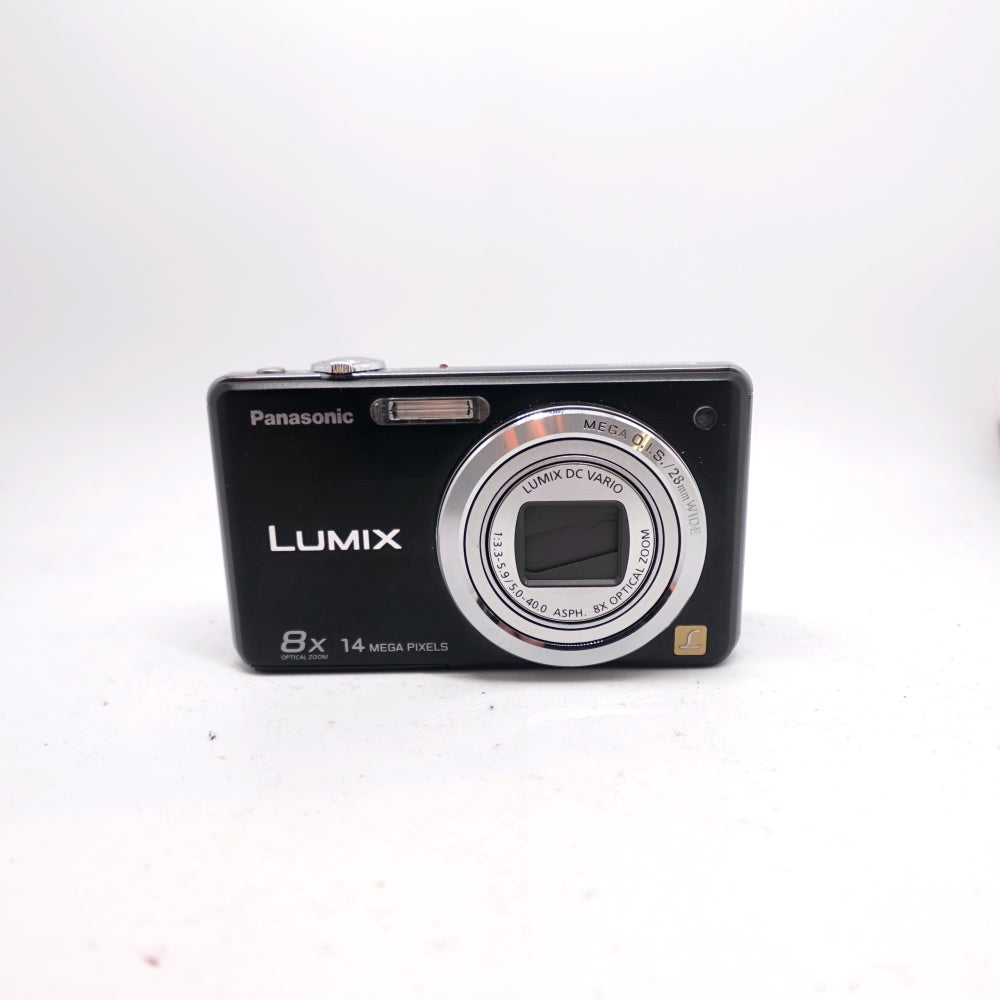 Used Panasonic Lumix DMC-FH20 Digital Point and Shoot Camera | Black | U8+