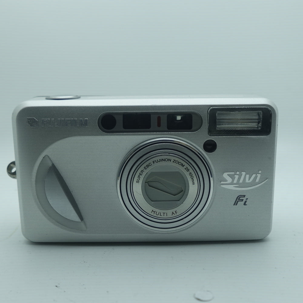 Used Fujifilm Silvi Fi 35mm Point and Shoot Camera | Silver | U7