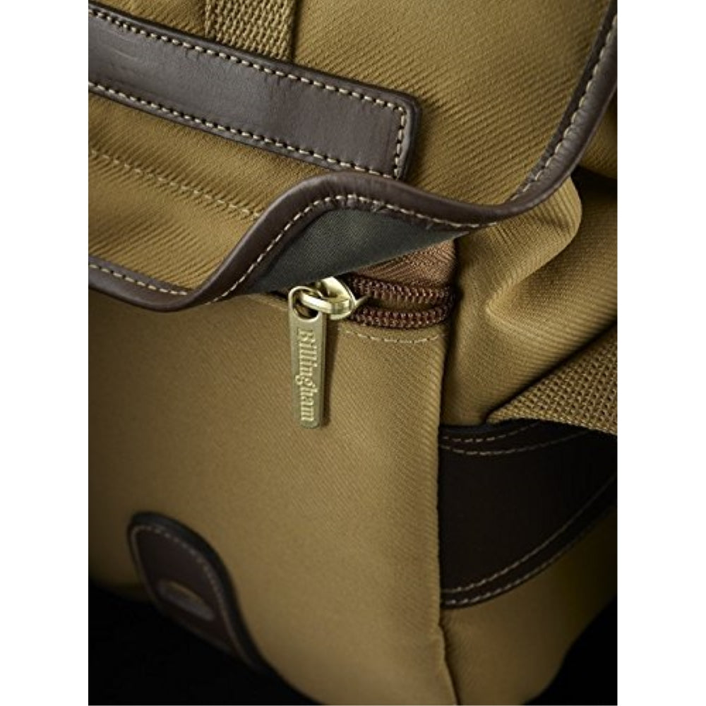 Billingham 307 Camera Bag | Khaki with Chocolate Leather Trim
