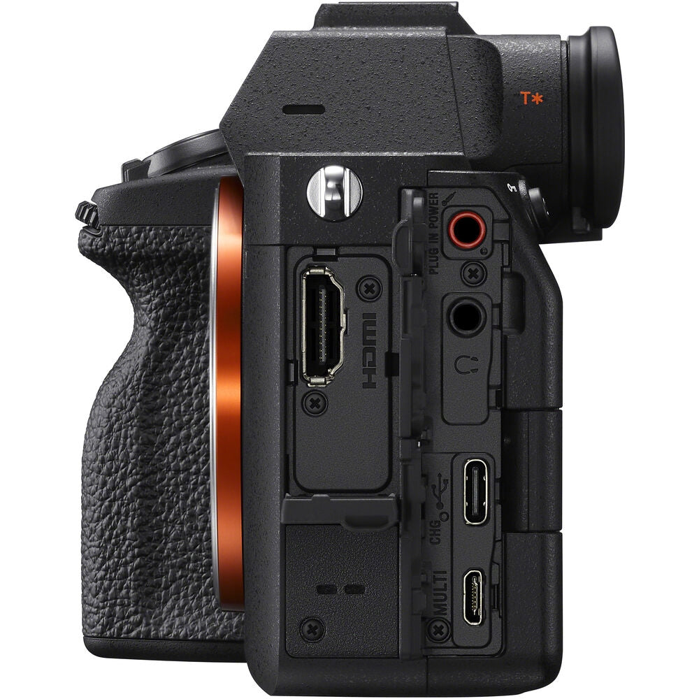 Sony Alpha a7 IV Mirrorless Camera Body Bundled with 64GB Memory Card + Case + Cleaning Kit + Memory Card Case + Memory Card Reader + Screen Protectors + Battery and Charger + Cloth (10 Items)