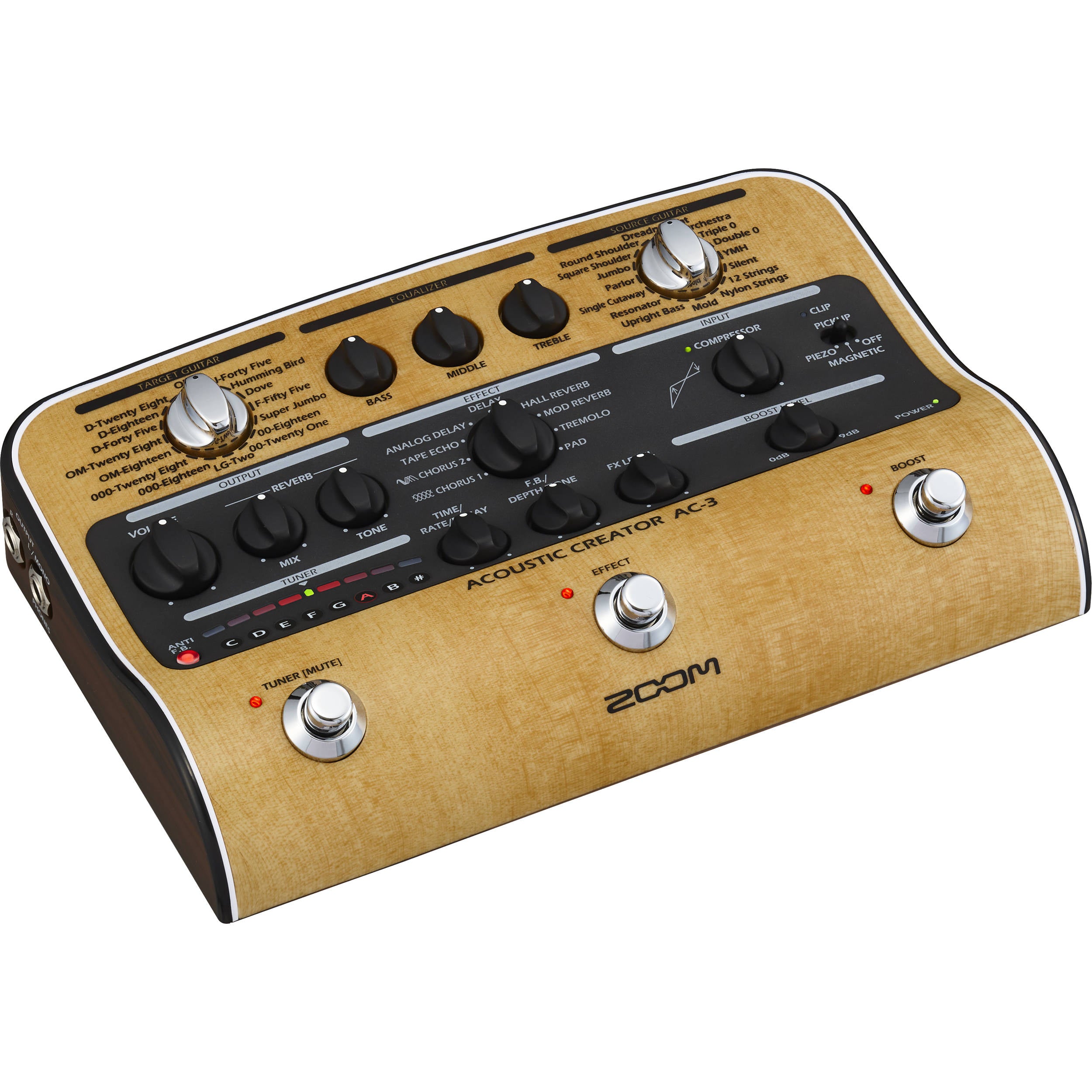 zoom distortion pedal Zoom AC-3 Acoustic Creator Pedal