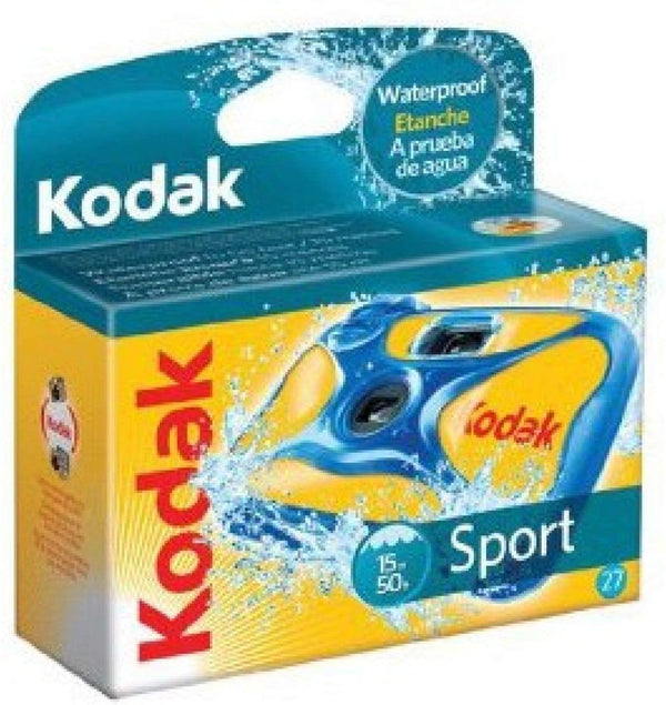 Kodak Sport Waterproof Single-Use 35mm Disposable Camera | 27 Exposures