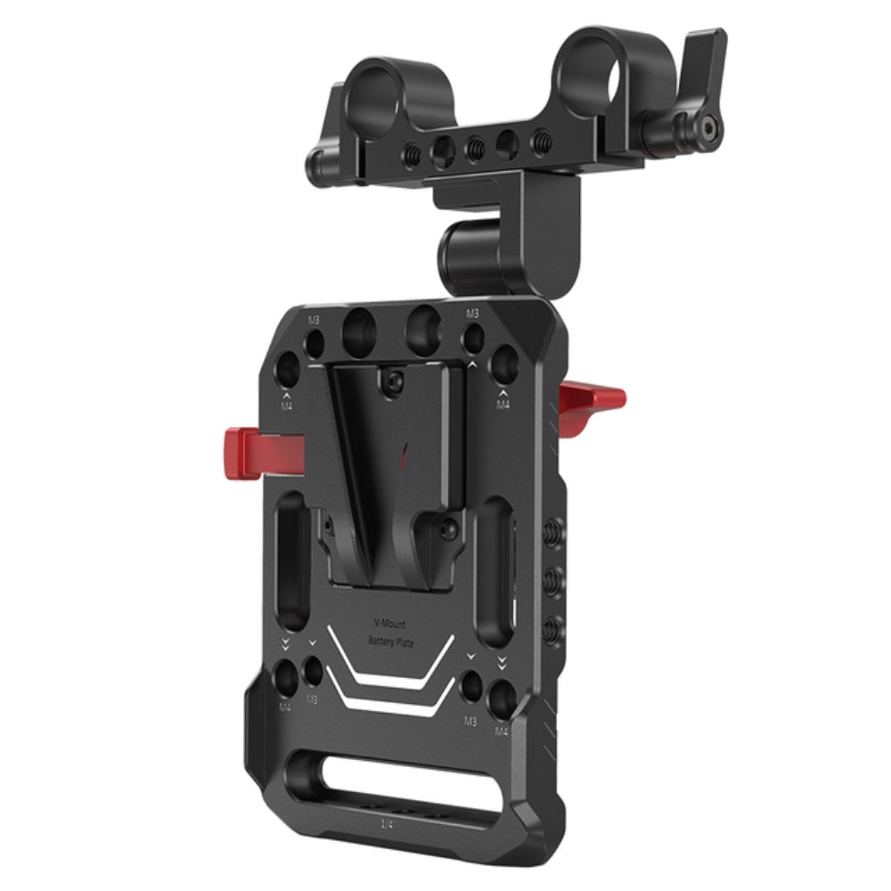 SmallRig V-Lock Battery Plate with 15mm Rod Clamp & Adjustable Arm