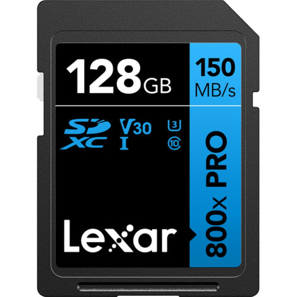 Lexar 128GB High-Performance 800x PRO UHS-I SDXC Memory Card | BLUE Series