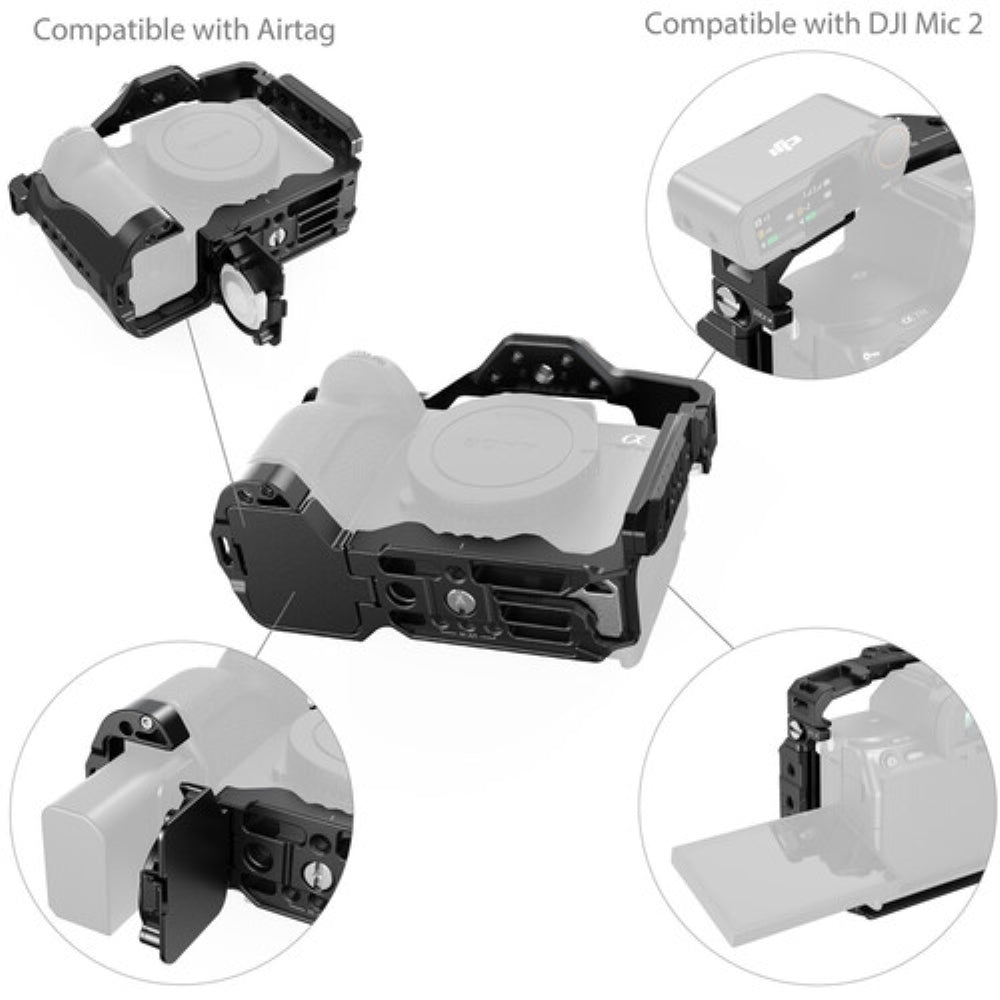 SmallRig Cage with AirTag Slot for Sony a7R V, a7 IV, a7S III & a1