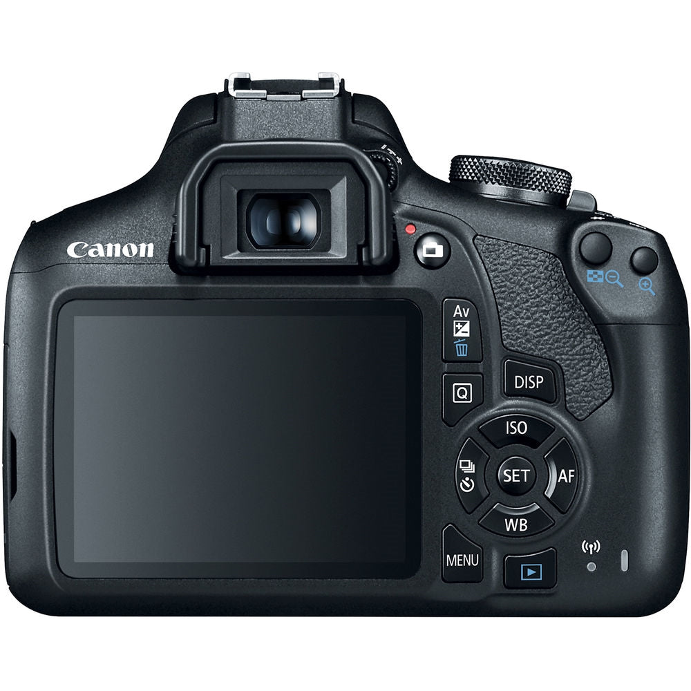 Canon EOS Rebel T7 DSLR Camera with 18-55mm Lens Bundled With 64GB Memory Card + Camera Bag + 58mm UV Filter + Microfiber Cleaning Cloth (5 Items)