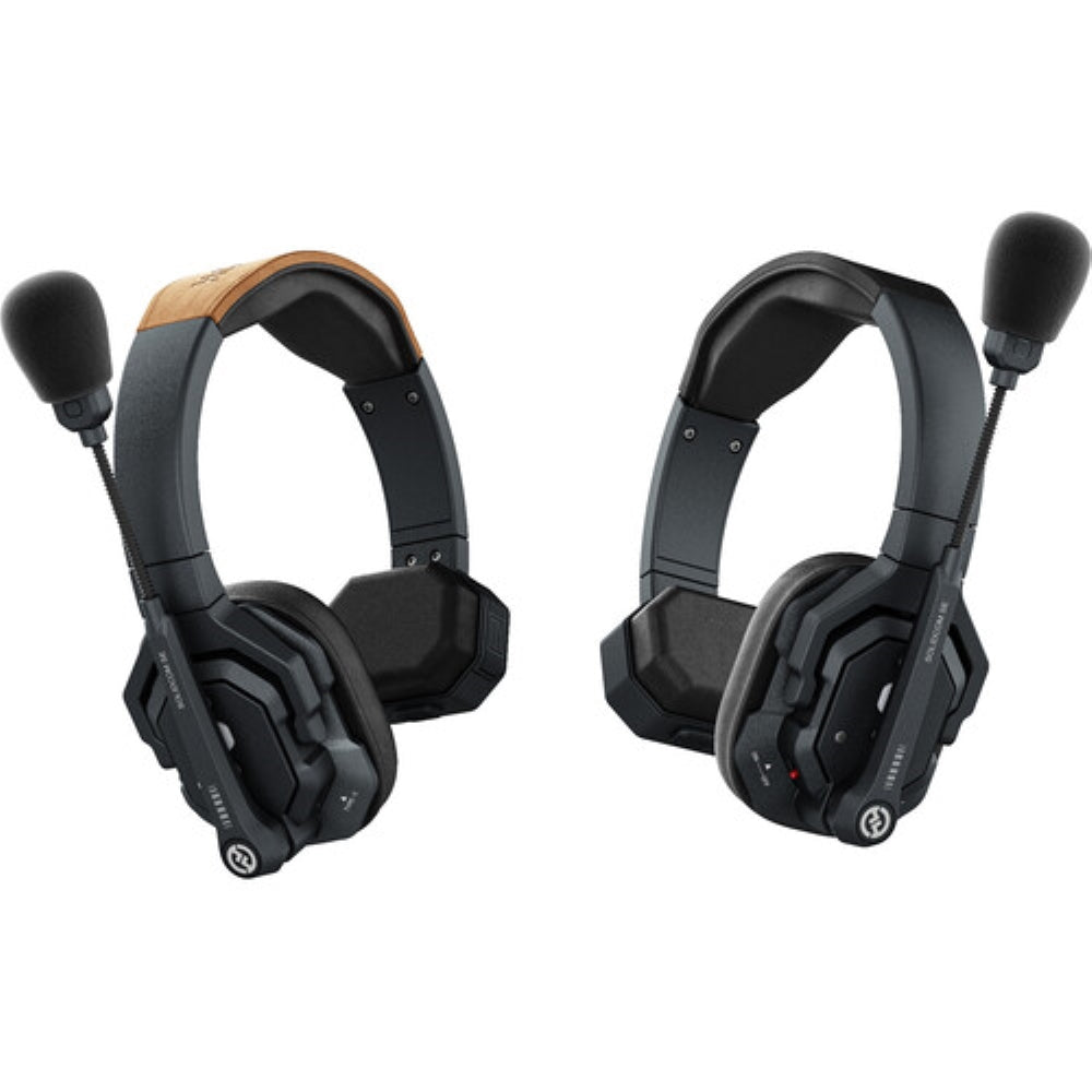 Hollyland Solidcom SE Global 2S 2-Person Full-Duplex Single-Ear Noise-Canceling Headset Intercom System | 2.4 GHz