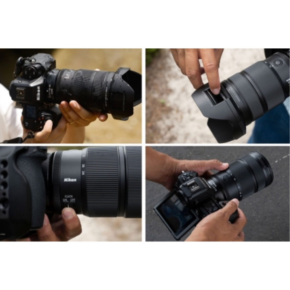 Nikon NIKKOR Z 24-70mm f/2.8 S II Lens Compatible with Nikon Z Mount (Full Frame Bundle with 77mm UV Filter + Lens Cap Keeper + Cleaning Kit + Cleaning Cloth (5 Items)