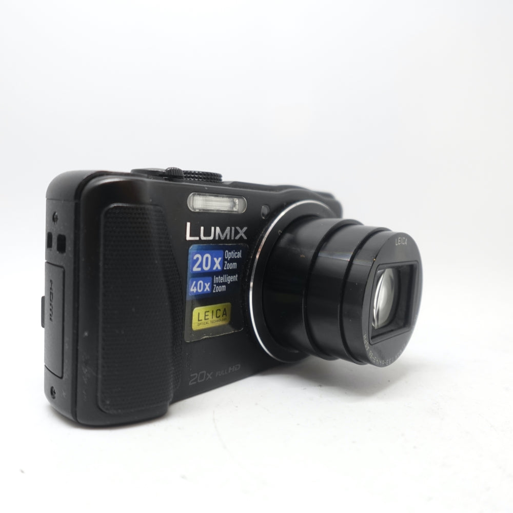 Used Panasonic Lumix DMC-ZS25 Digital Point and Shoot Camera | Black | U8