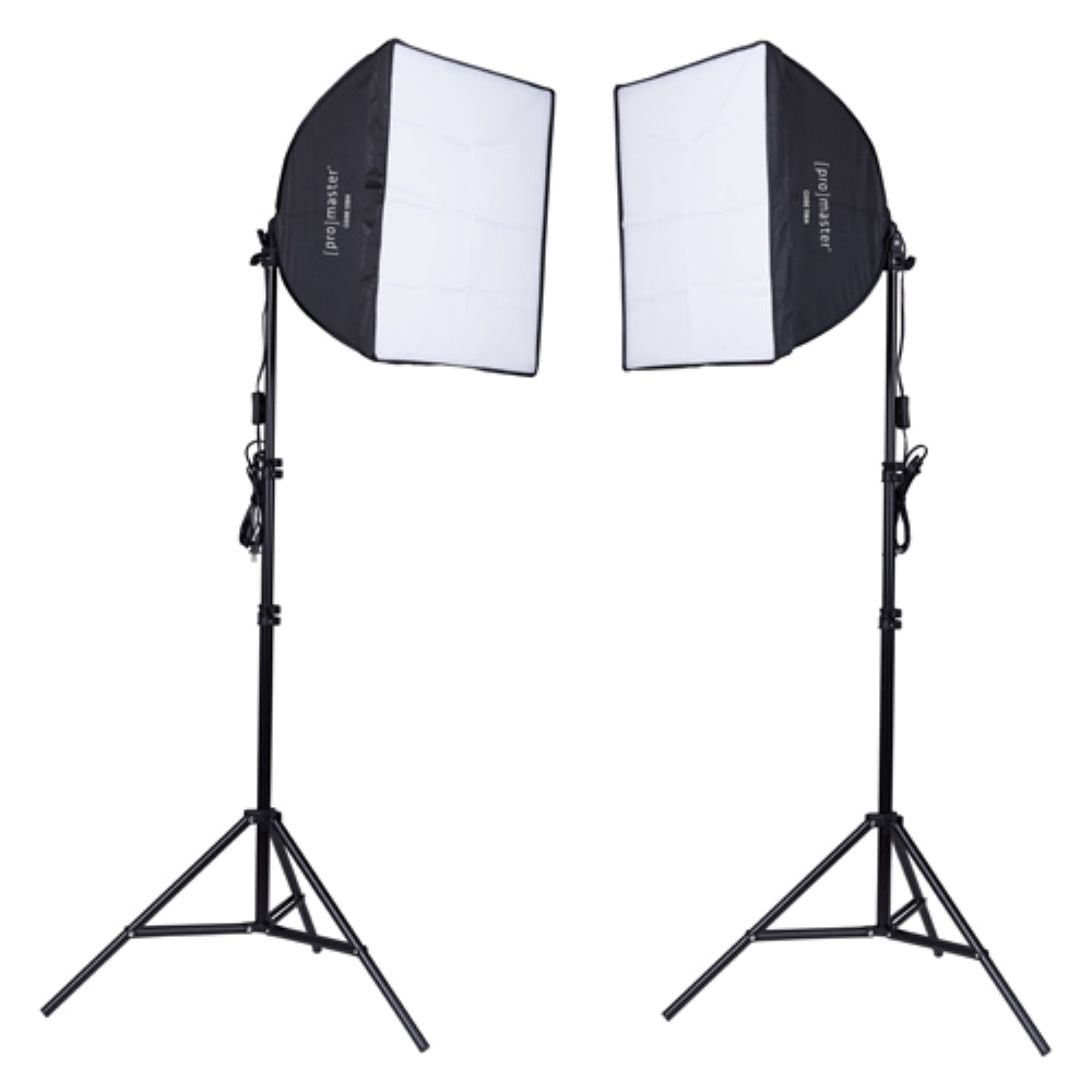 Promaster 2 Light AC Softbox Kit | 20" x 20"