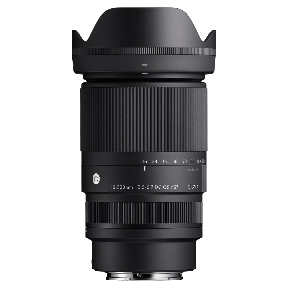 Sigma 16-300mm f/3.5-6.7 DC OS Contemporary Lens (E Mount) Bundle with UV Filter + Cleaning Kit + Microfiber Cloth (4 Items)