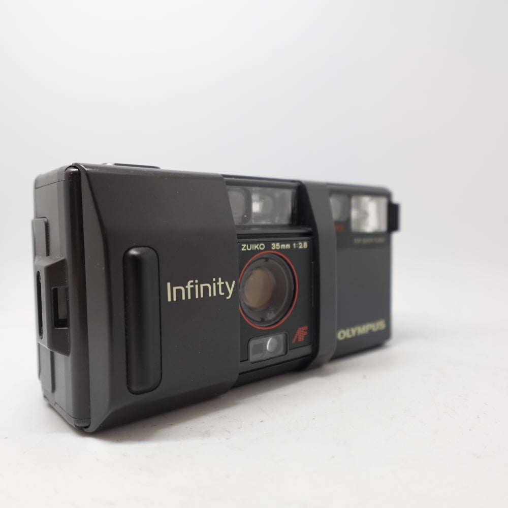 Used Olympus Infinity 35mm Point and Shoot Camera | Black | U8+