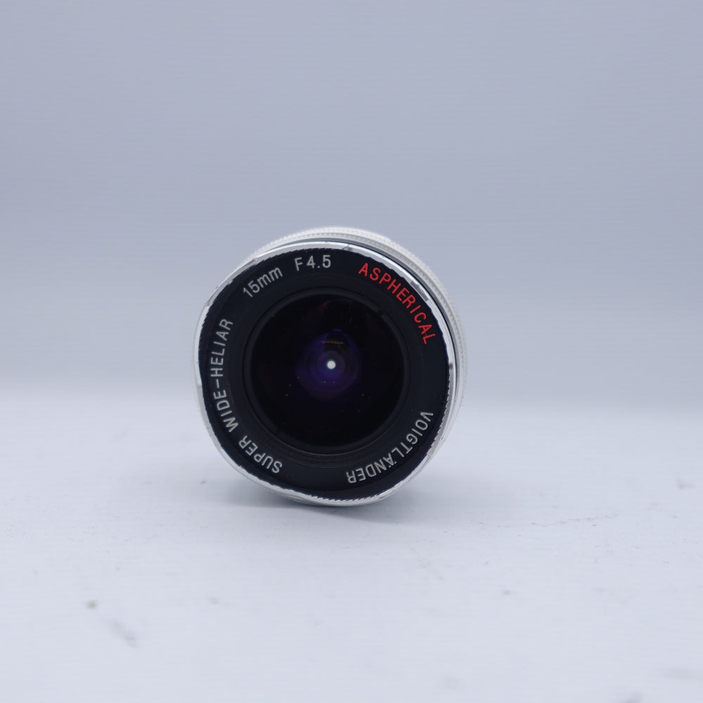 Used Voigtlander Super Wide-Heliar 15mm f/4.5 Aspherical M Mount Lens | Silver | U8