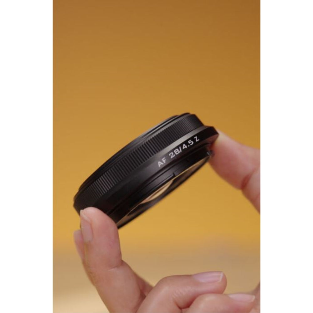 Viltrox AF 28mm f/4.5 Z Lens Compatible with Nikon Z Mount Bundle with Lens Cap Keeper + Cleaning Kit + Cleaning Cloth (4 Items)