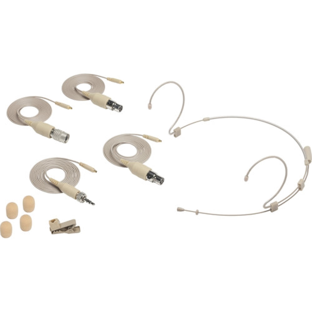 Samson DE10x Omnidirectional Miniature Headset Microphone for Wireless Transmitters | Beige