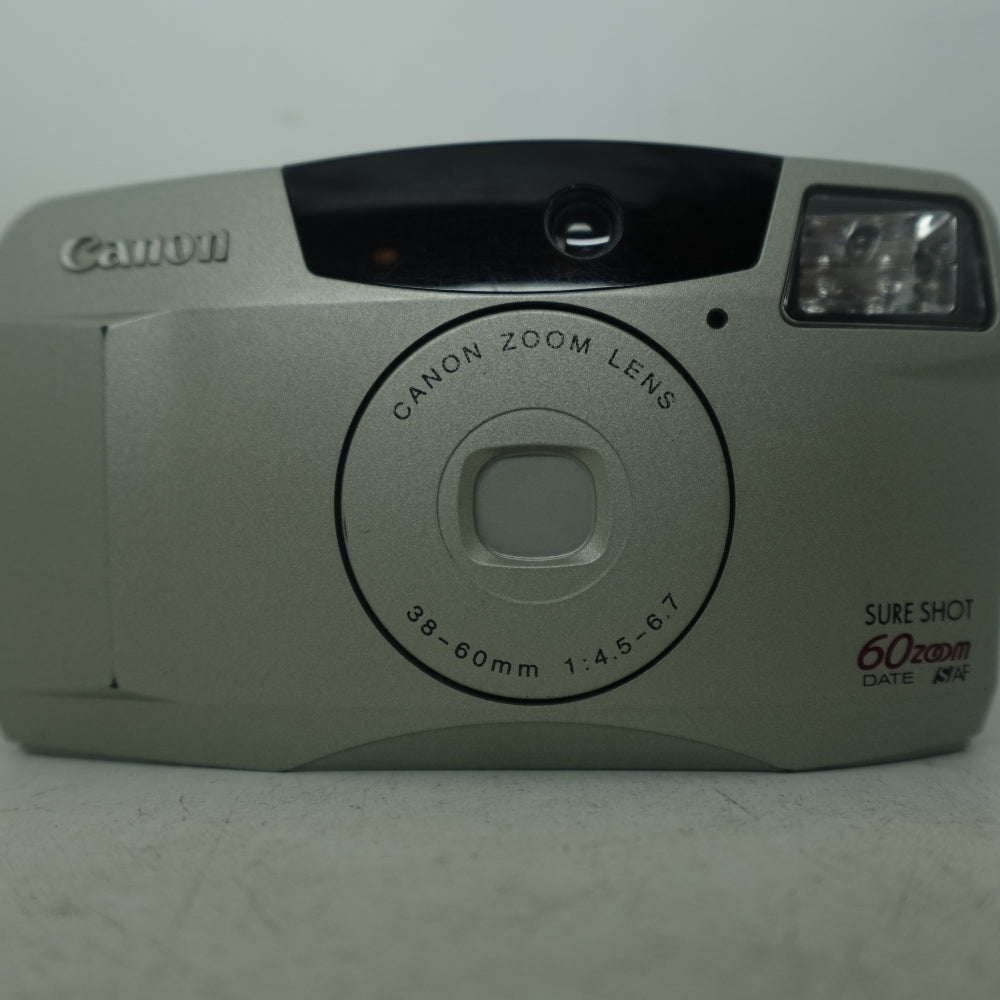 Used Canon Sure Shot 60 Zoom Date | Silver | U8
